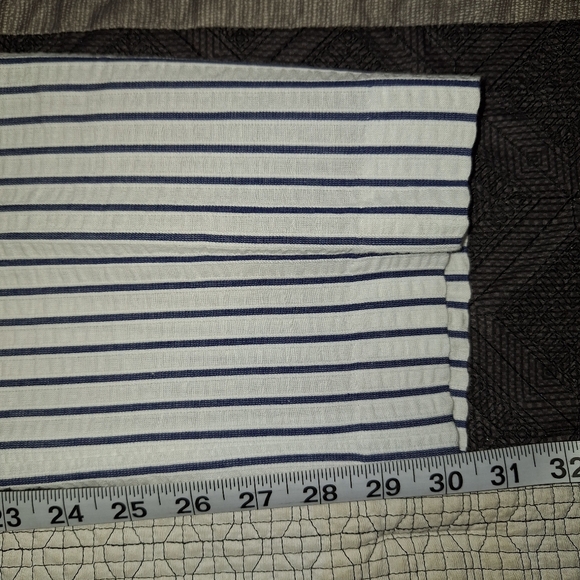 Paisley & Gray Slim Fit White & Blue Striped Pant W30 x 32L NW0T Suit Seperate - Picture 14 of 14